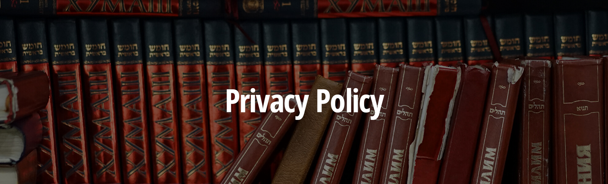 Privacy Policy Banner